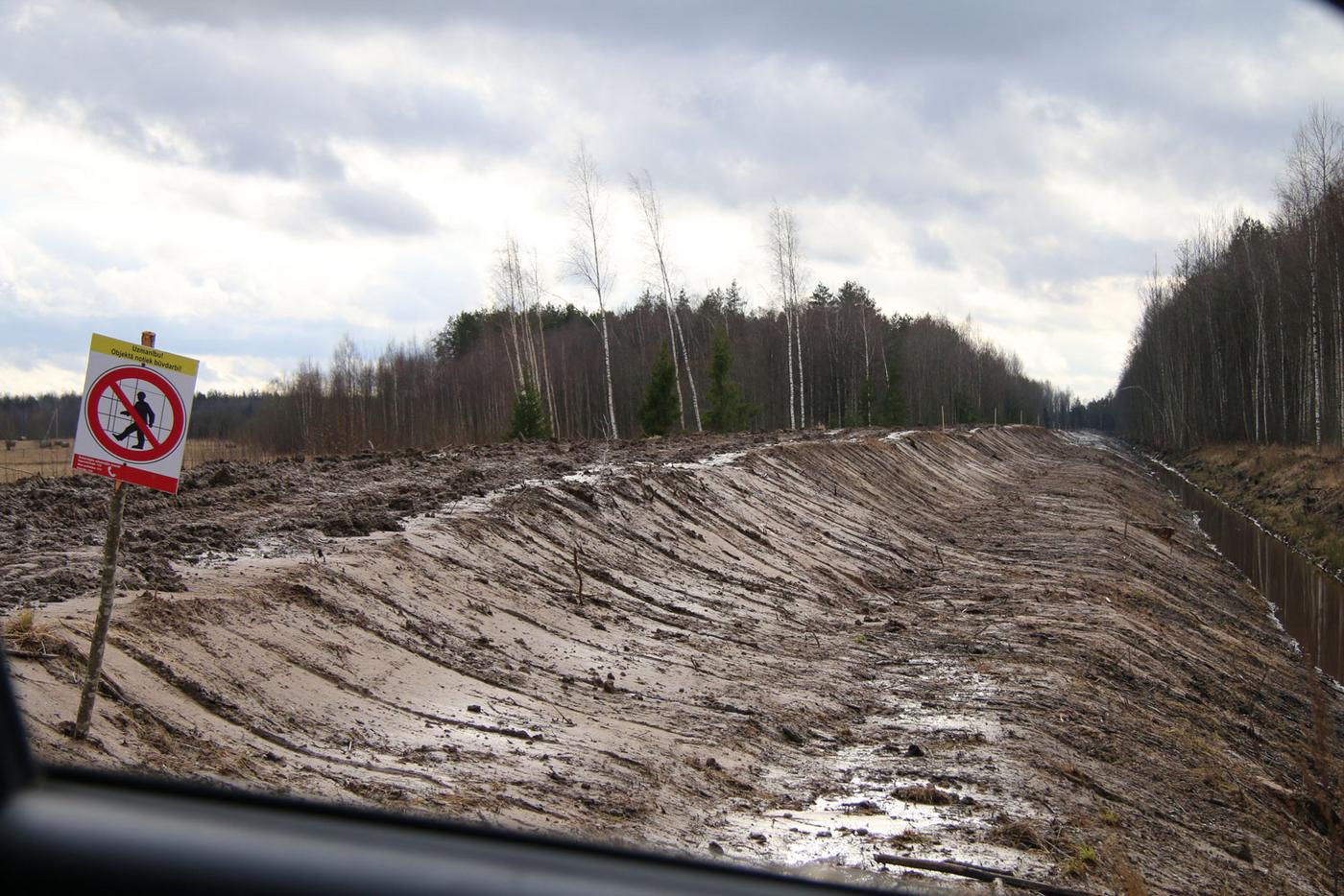 clear cut in Latvia