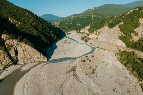 Wild river in Greece