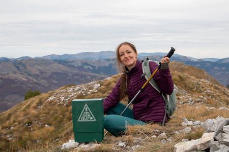 arija Šoškić Popović © Zoran Popović Marija Šoškić Popović on the top of Zeletin mountain