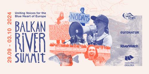 Flyer for the Balkan River Summit