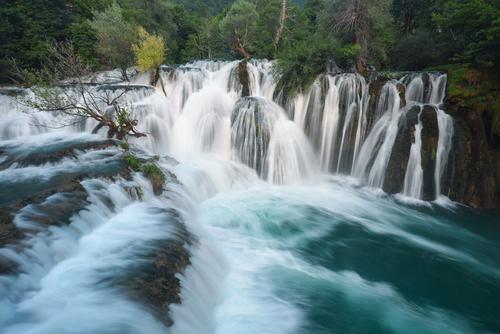 Waterfalls at the Una